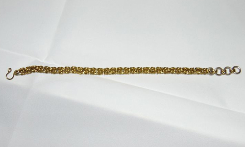 Pulsera Punto del Inca ó Bizantino